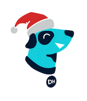 Dog Christmas Sticker by Daily Hive