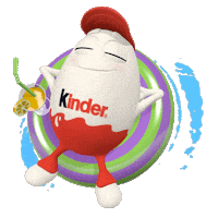 Summer Chilling Sticker by Kinder Official