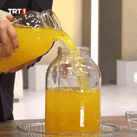 Eat Orange Juice GIF by TRT