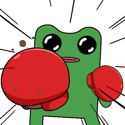 Sparring Mike Tyson Sticker by fwogs