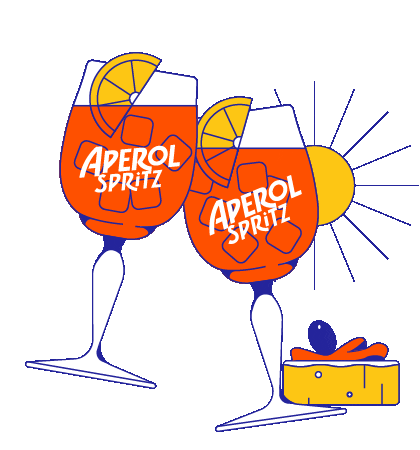 Happy Good Vibes Sticker by AperolSpritzOfficial
