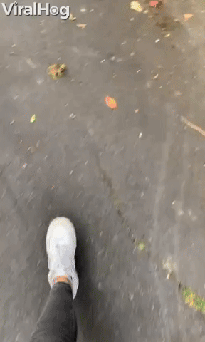 Scary Moment Girl Steps on Something Squishy