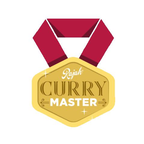RajahSouthAfrica giphyupload master curry gold medal Sticker