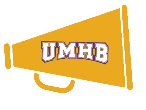 UMHBAlumni giphyupload football umhb go cru Sticker