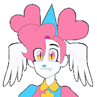 Angel Clown Sticker