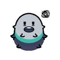Tired Bird Sticker