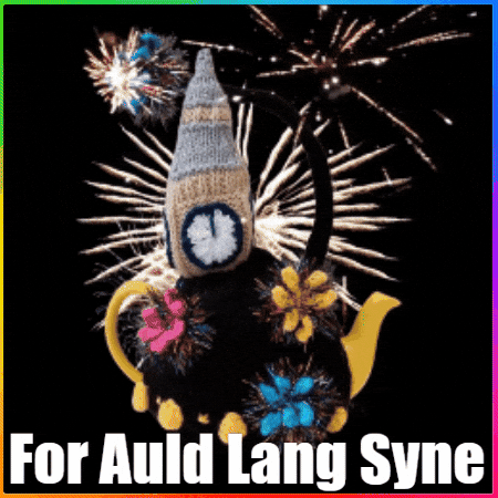 Happy New Year Fireworks GIF by TeaCosyFolk