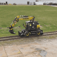 Excavator Digger GIF by HYDREMA