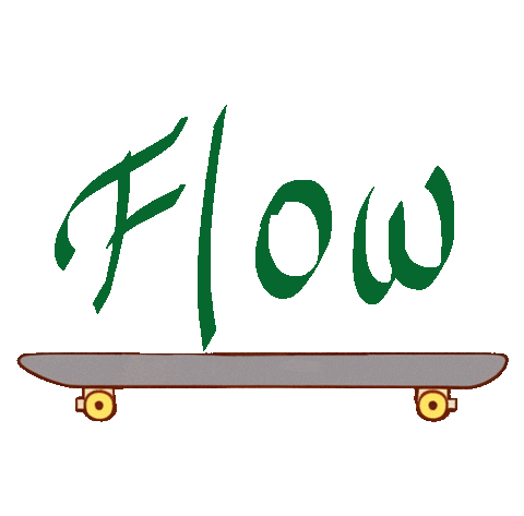 Skateboard Flow Sticker