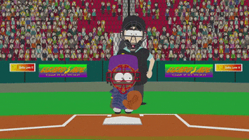 baseball running GIF by South Park 