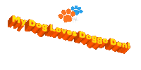My Dog Loves Doggo Den Sticker by DoggoDenJess