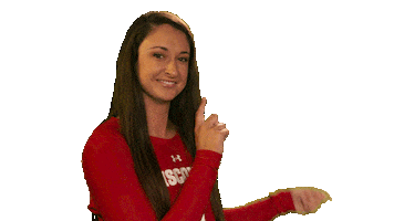 Wisconsin Volleyball Sport Sticker by Wisconsin Badgers