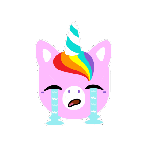Smashlings pink omg crying upset Sticker