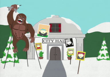 king kong sign GIF by South Park 