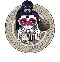 Mexico Jugamos Sticker by La Catrina Bohemia