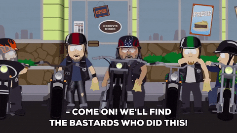 motorcycles bikers GIF by South Park 