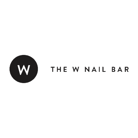 TheWNailBar nail salon new nails the w the w nail bar Sticker
