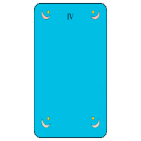 clairebrodsky moon astrology tarot evil eye Sticker