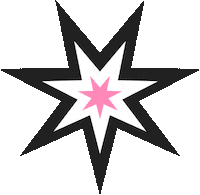 Star Color Sticker by Paulova Palacios