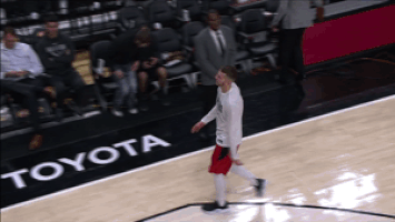 warm up handshake GIF by NBA