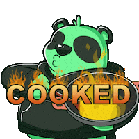 Frying Pan Cooking Sticker by SuperVerse