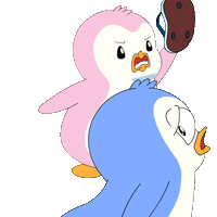 Angry Fight Sticker by Pudgy Penguins