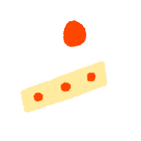 Cake ケーキ Sticker by chiroru