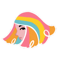 ShawnaSmythStudio friend salon magical haircut Sticker