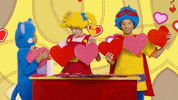 I Love You Hearts GIF by Mother Goose Club