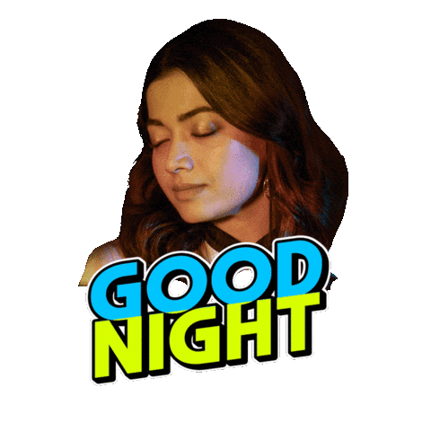 Good Night Sleeping Sticker by Nadiadwala Grandson