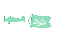 Plane Banner Sticker by Visit San Diego