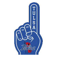 tu utulsafoamfinger Sticker by utulsa