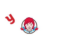 happy animation Sticker by Wendy's