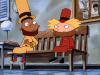 hey arnold nick splat GIF