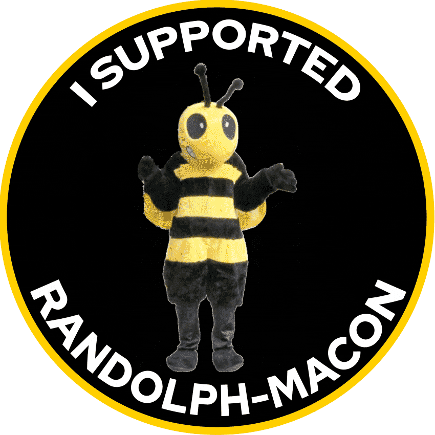 Buzz Yellowjackets Sticker by Randolph-Macon College