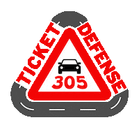 305TicketDefense 305ticketdefense 305 ticket defense Sticker