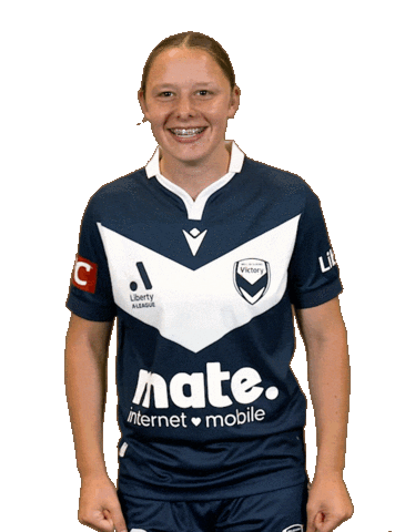 Happy Football Sticker by Melbourne Victory FC