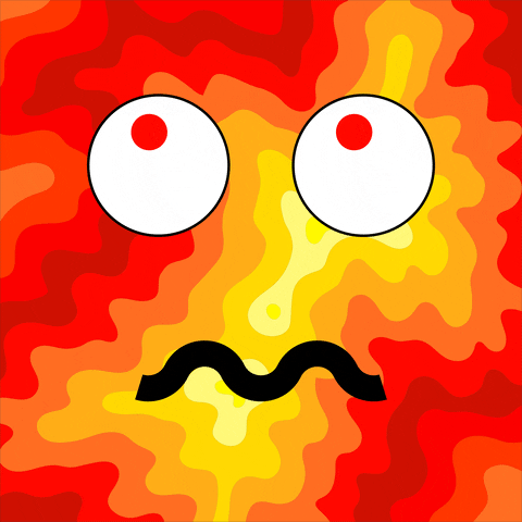 Art Eye Roll GIF by Jen Stark