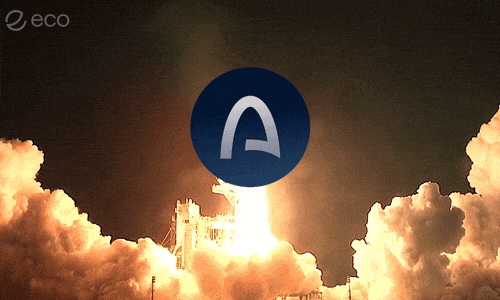 To The Moon Crypto GIF by Eco