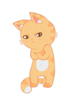 Sad Cat Sticker