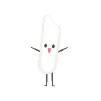 checkcheckcin dance rice checkcheckcin rice water Sticker