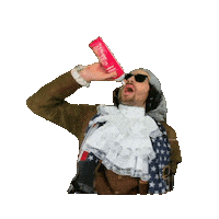 Spilling Whipped Cream Sticker