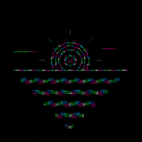 1mposter art animation loop 3d GIF