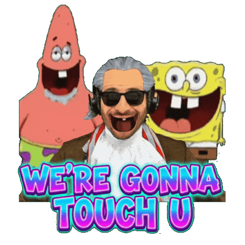 Touch Meme Sticker