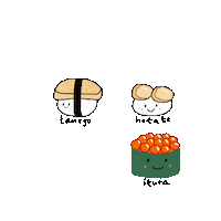 bynahd sushi bynahd Sticker