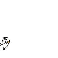 Tint_a bird fly tinta volare Sticker