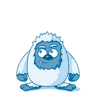 4bajocero question yeti trivial 4bajocero Sticker