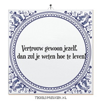 Humor Wijsheid Sticker by Tegelspreuken.nl