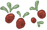Red Berries Bar Sticker