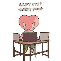 Grinding Shop Til You Drop Sticker by LT3 Creations